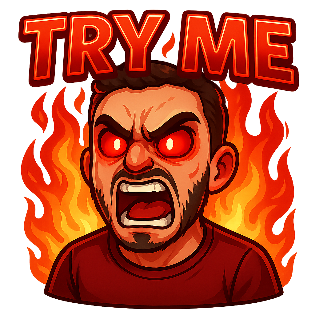 Free custom Twitch emote example